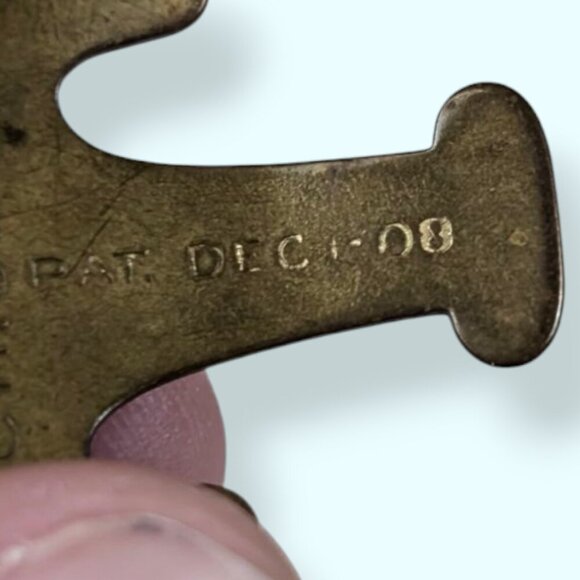 Antique 1908 "T" Comfort Clip - Picture 3 of 6